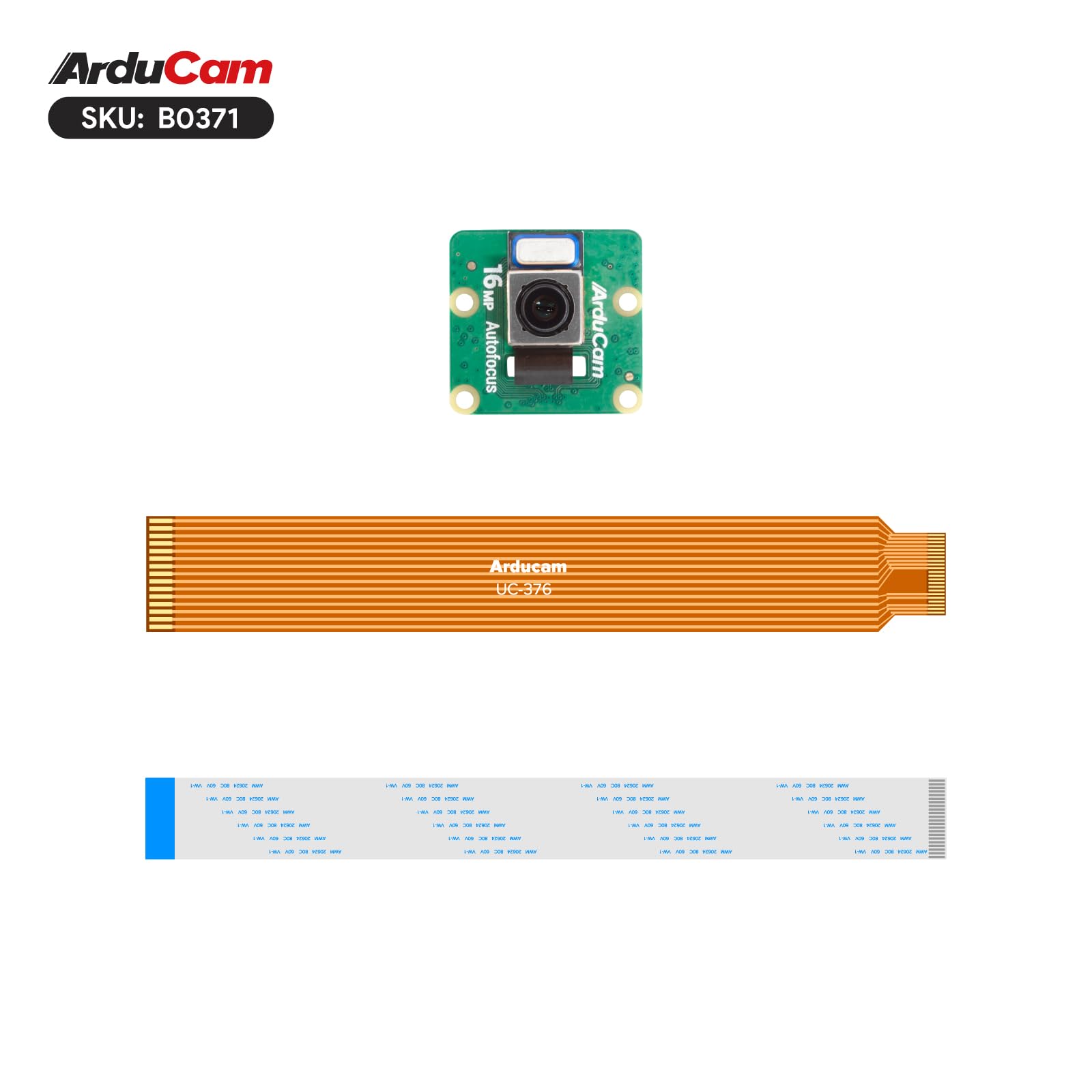Arducam IMX519 Módulo de cámara de enfoque automático para Raspberry Pi, cámara AF Pi de 16MP compatible con Raspberry Pi 5/4B/3B+, cero 2 W Arducam IMX519 Módulo de cámara de enfoque automático para Raspberry Pi, cámara AF Pi de 16MP compatible con Raspberry Pi 5/4B/3B+, cero 2 W