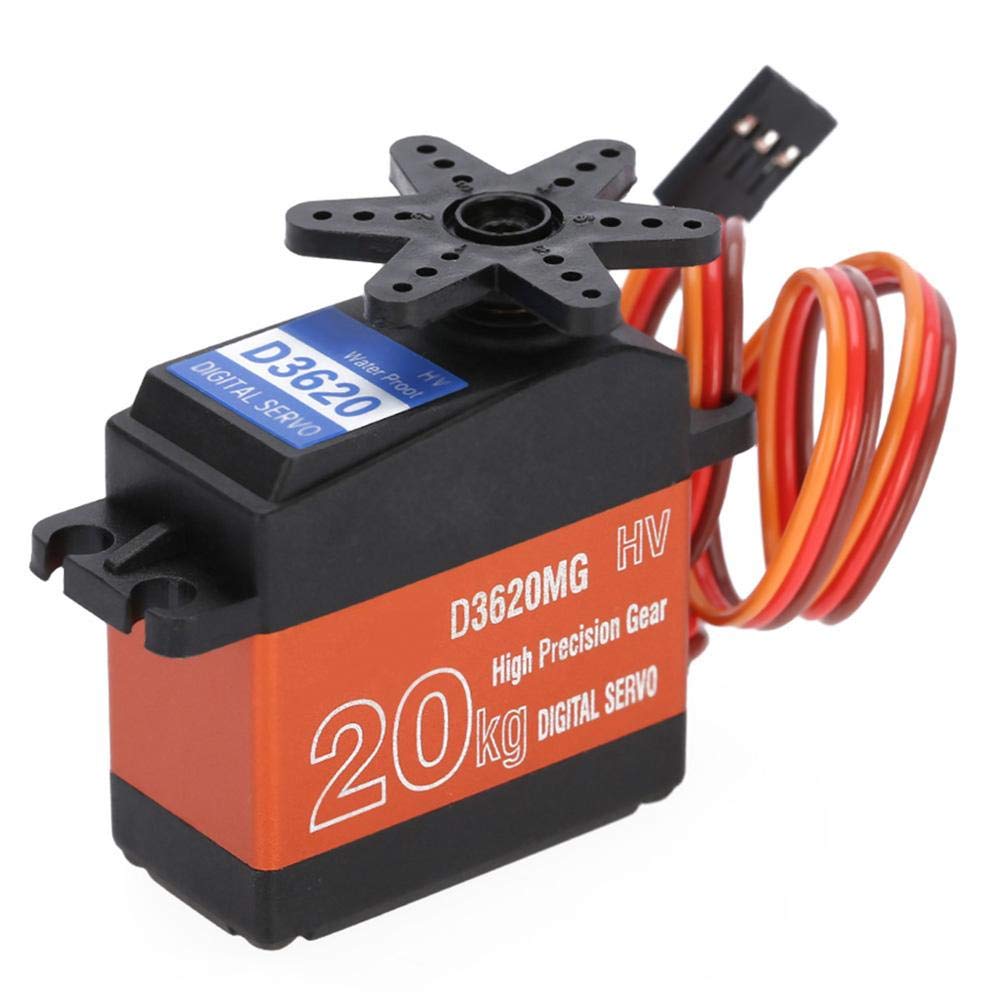 Motores RC Servo Waterproof Ángulo de Control 180 ° Metal Engranaje