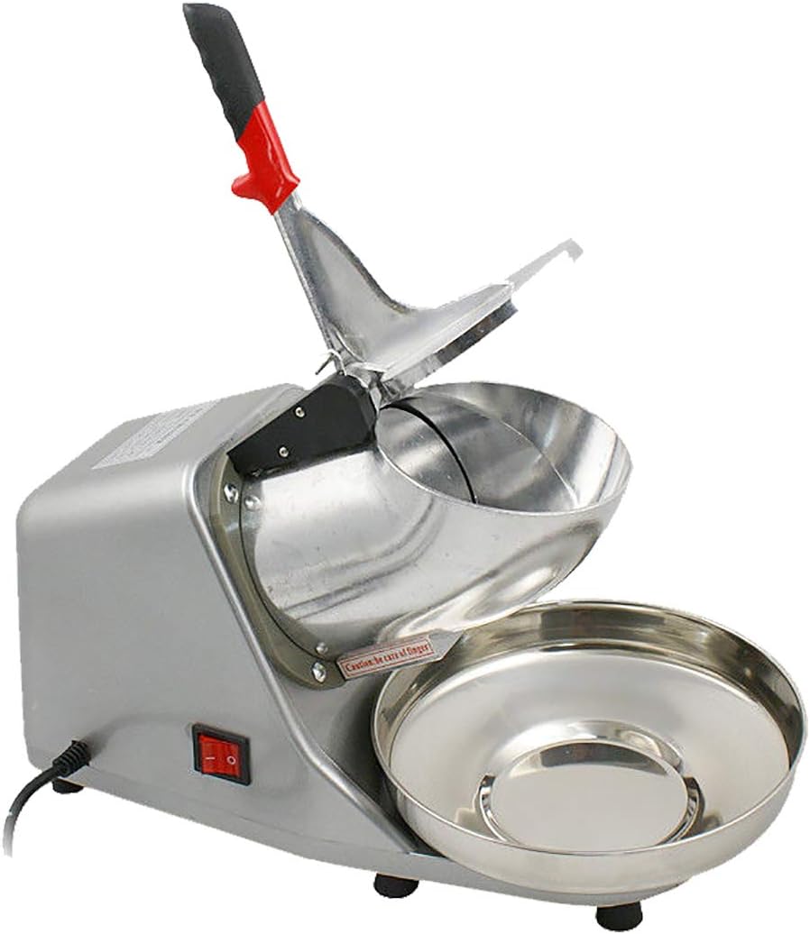 JedaJeda Commercial Electric Snow Cone Ice Shaver Maker Machine Ice Crusher Sliver 143lbs