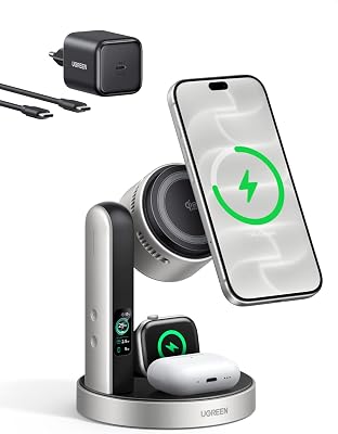 MagFlow Pro 3 en 1 Wireless Charger Qi2 25W, Ventilador Tec