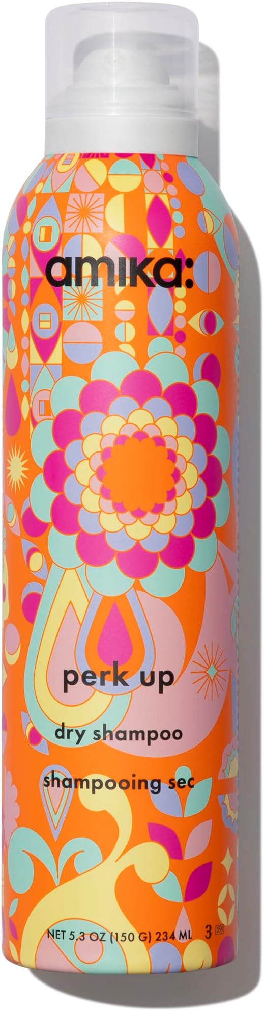 Amika Perk Up Talc-Free Dry Shampoo Spray - Oil Absorbing Volume Rice Starch
