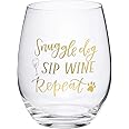 Primitives Wine Glass - Dog Sip Wine