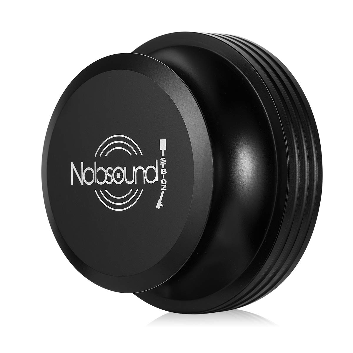 Nobsound LP Vinyl Turntable Disc Stabilizer Record Weight Metal Matte Black,Premium Quality Aluminum Record Weight,Vinyl Record Stabilizer (Black)