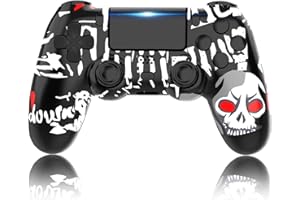 YUYIU 【Upgraded】 Wireless Controller for Ps4 Remote Plays-tation 4/Slim/Pro/PC, Gaming Controllers with Dual Vibration Shock 