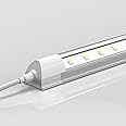 LEDMyplace 40W T8 6 Feet V-Shape LED Freezer/Cooler Tubes, 180°, 100-277 Voltage, 5000K Daylight White, Clear Lens, 4800 Lumens, Commercial for Supermarkets Freezer, Grocery Stores, Shop, Pack of 10