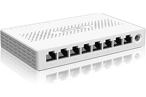 Tenda 8 Port 2.5G Ethernet Switch, Multi-Gigabit 2.5Gb Ethernet Splitter, Unmanaged Network Switch, 8 x 2.5 Gigabit Ports, Pl