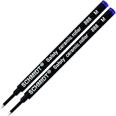 2 Pack - Blue-Schmidt 888 Medium Rollerball Refill