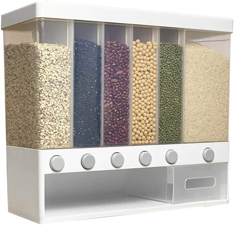 Niumen Grain Storage Box Large Capacity Whole Grains Dispenser10L