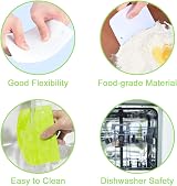 Vicloon 3 Pc Stainless Steel Dough Scraper Cutter Set with Measuring Scale view 4