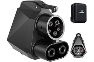 Aovee NACS to CCS1 Supercharging Adapter 500A 250KW,EV Charging Plug for Tesla V3/V4 DC Supercharger Stations Compatible with Ford,GM,Rivian,Volvo,and Polestar EVs