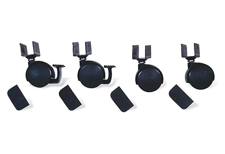 Pinolino 560003 Rollensatz mit U-Aufnahme, schwarz