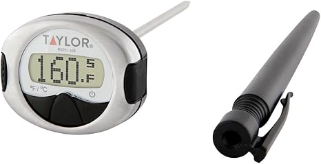 Amazon Com Taylor Precision Products Connoisseur Line Instant Read Digital Thermometer Kitchen Dining