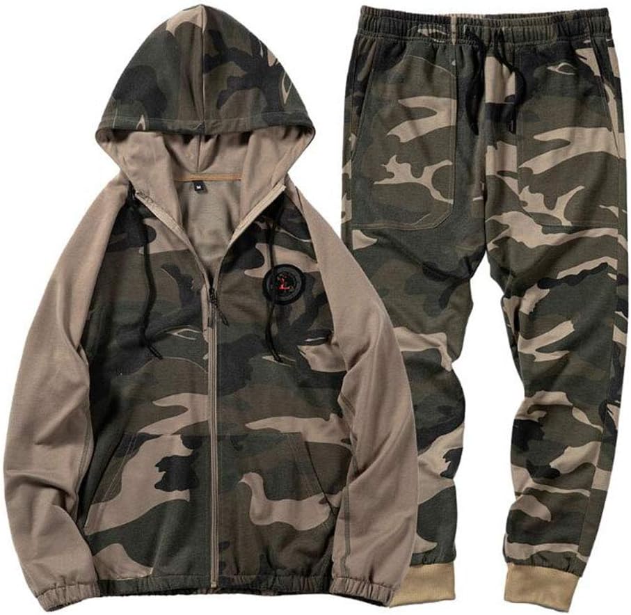 mens khaki tracksuit set