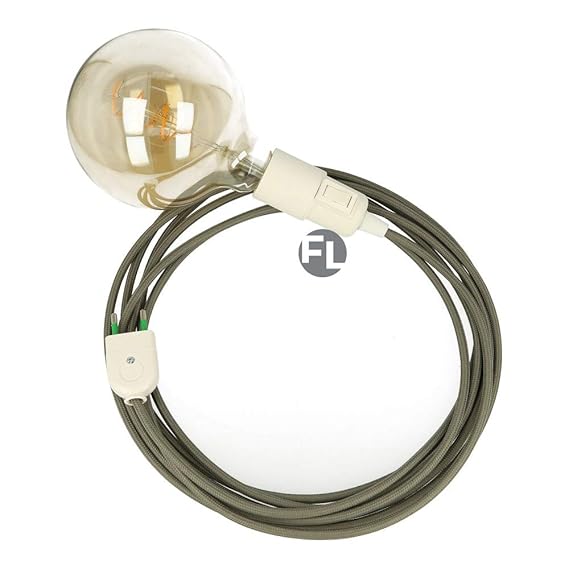 Fassung e27 mit Kabel und Stecker textilkabel mit fassung und stecker lampenfassung mit