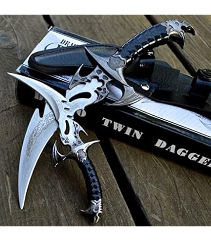 Amazon.com: Multicolor Twisted Circus Dagger With Skull (18