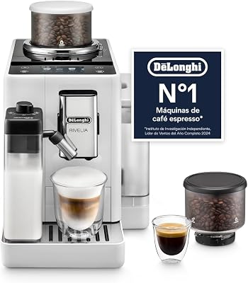 Rivelia - Cafetera Superautomática 16 Bebidas Blanco