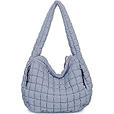 Bagtopia Puffer Tote, Quilted Puffer Hobo Bag, Lightweight Puffy Quilted Shoulder Bag for Work, Gym, Travel