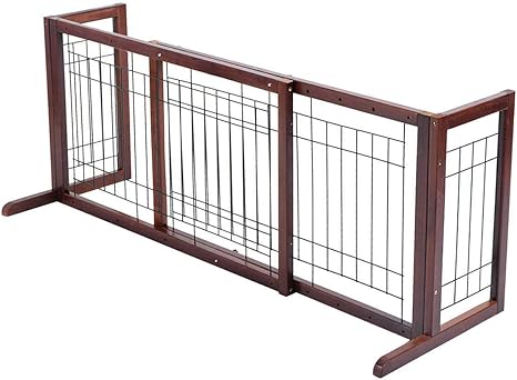 wooden playpen with gate