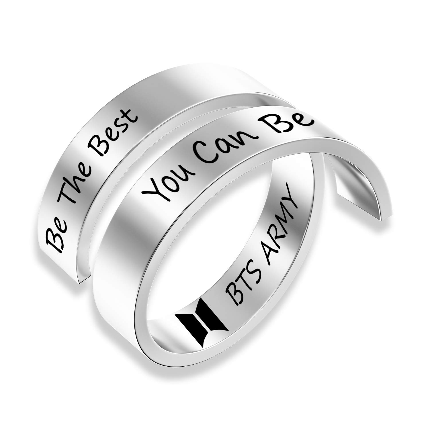 Buy BTS Ring Kpop BTS Love Yourself Ring Rings for BTS Fans Jewelry (RIBe the best) at Amazon.in