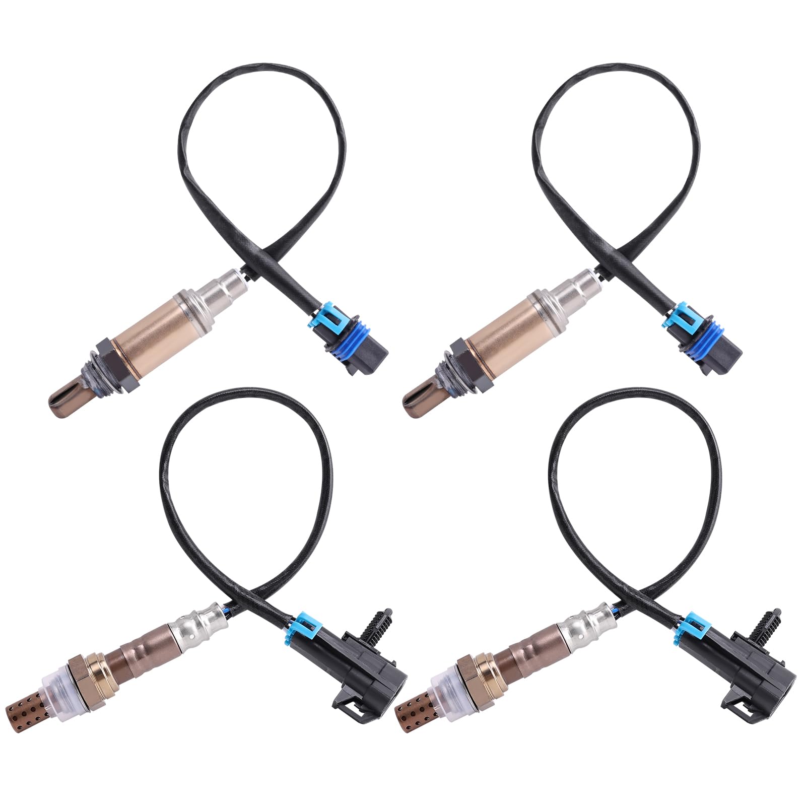 Photo 1 of HTMXJA 4Pcs Upstream and Downstream Oxygen O2 Sensor for 2007 Avalanche,Silverado 1500,Suburban 1500/2500,Tahoe,Sierra 1500,Yukon,Yukon XL 1500/2500,Escalade ESV/EXT OE#234-4018 234-4337