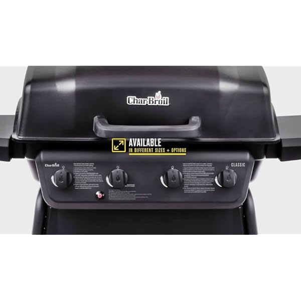 Char-Broil-Classic-360-3-Burner-Liquid-Propane-Gas-Grill-with-Side-Burner