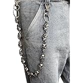 Miglaja Wallet Chain - Wallet Chains for Men Women, Punk Trousers Pants Chain for Biker Heavy Chain Belt Goth Accessories