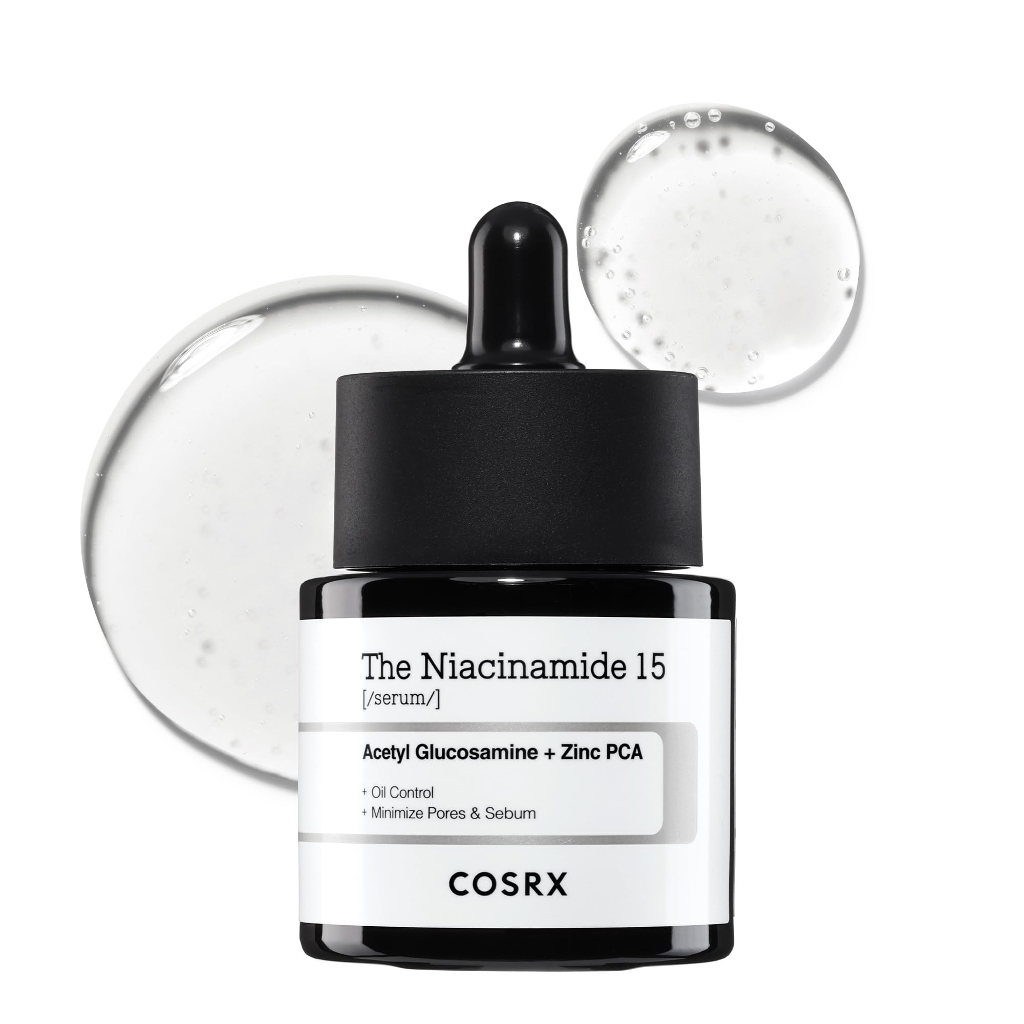 COSRX Niacinamide 15% Face Serum, Minimizing Pores & Sebums, Blemish Treatments for Discoloration, Dark Spots, Enlarged Pores, Anti-aging, 0.67 fl.oz / 20 ml, Animal Testing-Free
