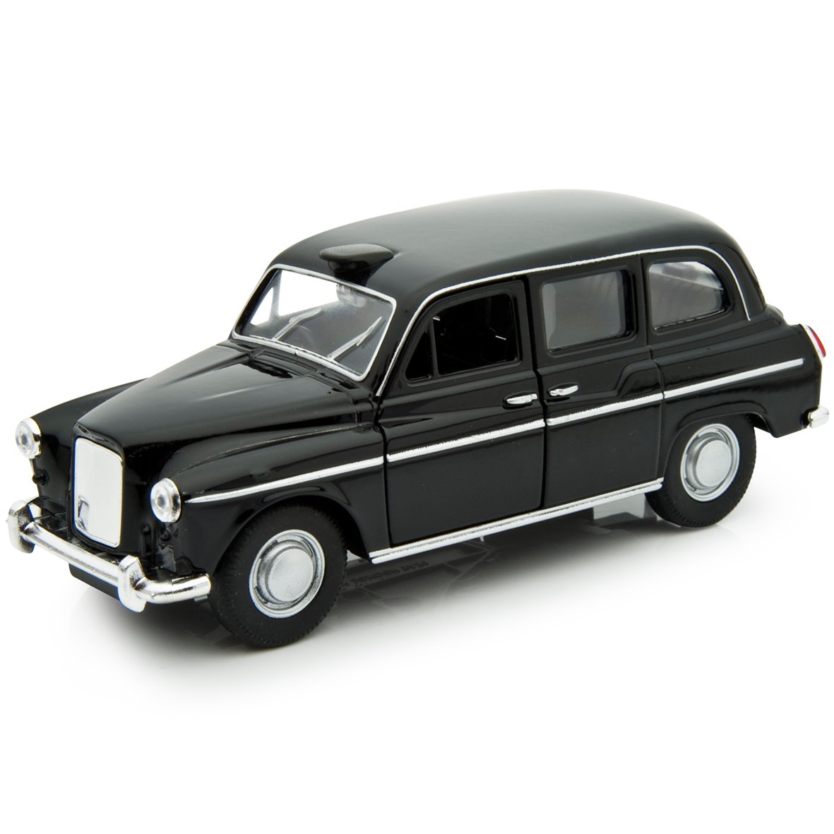 PETERKIN | Austin London Taxi Toy Vehicle | 4.75" Black Cab with Pull Back & Go action | Diecast Vehicles | Ages 3+