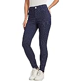 KYAL Women's High Waisted Stretchy Work Pants Straight Leg Business Office Trousers Button Casual Slacks with Pockets