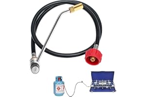 MOASKER 1 lb to 20 lb Propane Adapter Hose & 5430 Stove Regulator Replacement for Coleman Stove 5413 5442 5426 5433 5420A 5425A 5430B 5435B Accessories Coleman Propane Gas Stove Hose Adapter Connector Kit