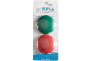 Kull Industries Red & Green Button Magnets, Room Status Indicator Magnets for Hospitals, Exam Rooms, Schools, Durable, High Visibility, Easy Use, Reliable Room Status Solution, 2pcs - 10 Packs