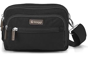 B BIAGGI Biaggi Flexmates Convertible Anti-Theft Pouch | Shark Tank Approved RFID Blocking Travel Pouch for College, TSA, and Weekend (Black)