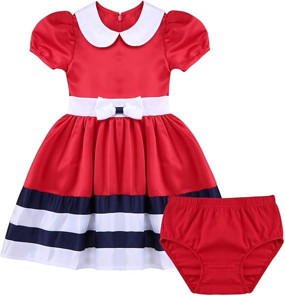 Amazon Co Jp フィーショー Feeshow 赤ずきん コスプレ ワンピース 子供 ハロウィン 衣装 コスチューム クリスマス 仮装 キッズ ドレス ブルマー付き 2点セット 服 ファッション小物