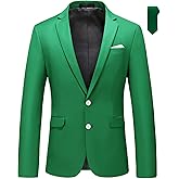 MOGU Men's Slim Fit Sport Coat Blazer Casual Formal Suit Jacket for Party Business Wedding Prom and Homecoming