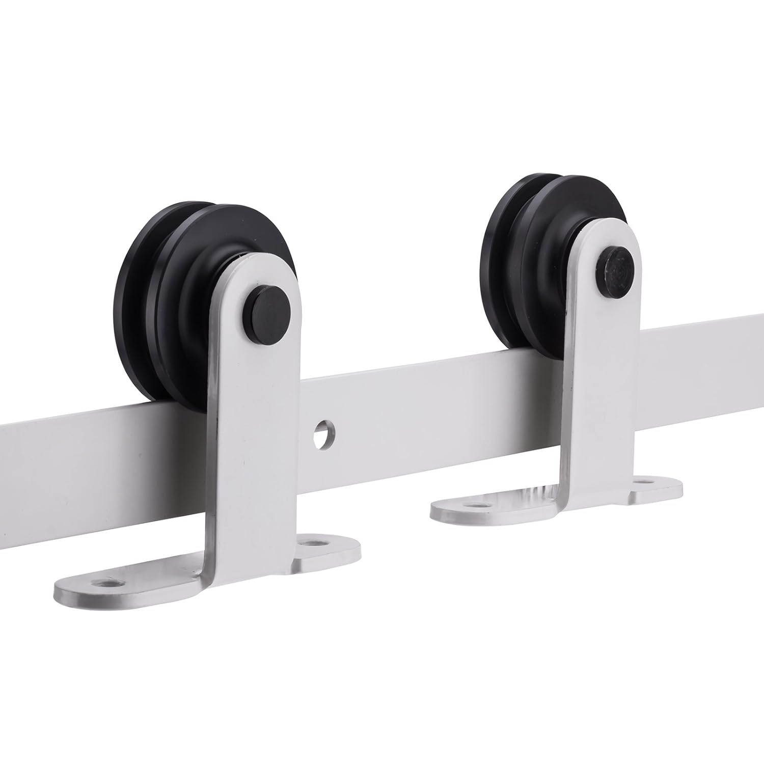 Artist Hand 6.6 FT Top Mount Sliding Barn Door Track Rail for Wooden Sliding Door