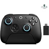 8Bitdo Ultimate 2 Bluetooth Controller for Switch 2, Switch&amp;Windows, Black | TMR Joysticks,Tactile/Hall Triggers,Programmable L4/R4 Bumpers,2 Back Paddle Buttons,Charging Dock,Vibration&amp;Motion Control