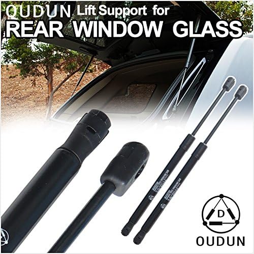 VioletLisa Brand New 2pcs Rear Window Glass Charged Lift Support Struts Shock Gas Spring Fit Jeep 2005-2010 Grand Cherokee