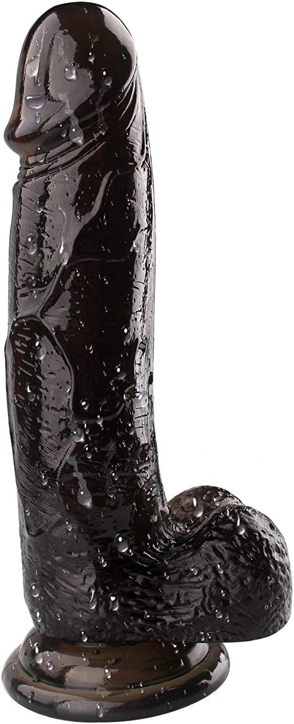 8.66inch Big Realistic Dîldɔ with Suction Cup Super Soft Silicone Flexible Long Dîldɔ Huge Thick Pènì-s for Women - (The Body of Love)