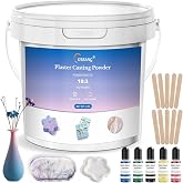 OSBANG Plaster Casting Powder 1000G/35 OZ, Water Activated Fast Curing Plaster Casting Powder, 20-30 Minutes Demold, Easy Mixing &amp; Beginners Friendly Casting Powder for Resin Molds, Crafts &amp; DIY Art