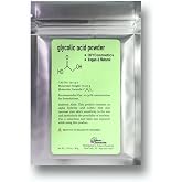Glycolic Acid Powder (1.41 Oz / 40 grams) Cosmetic Grade Crystals for DIY Skincare, Serums, and Lotions by Talsen Chemicals