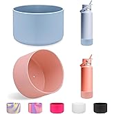 LUCKINEE 2pc Protective Silicone Boot Bumper for Hydro Flask Wide Mouth, Silicone Base Sleeve for Hydro Water Bottle and Other Brand Water Bottle accessories(Boot size: 3.56inch Bottom Diameter)