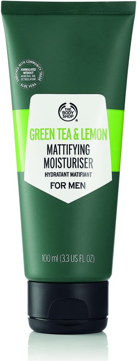 The Body Shop Green Tea and Lemon Mattifying Moisturiser For Men 100ml