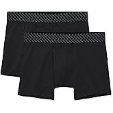 Tommy John Men’s Trunk 4” Underwear - Cotton Basics Boxers with Supportive Contour Pouch -Naturally Breathable Stretch Fabric
