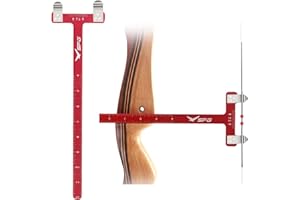 SOPOGER Archery Bow Square T Shape Ruler Measurement Tool Kit for Recurve and Compound Bow Accessories