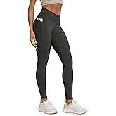 ODODOS Buttery Soft Cross Waist Leggings with Pockets for Women, ODCLOUD 25" / 28" Crossover Lounge Yoga Pants