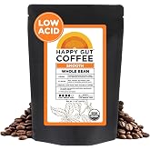 Doctor-Formulated USDA Organic Low-Acid Ground Coffee, Gut Friendly (12 oz) | Smooth, Rich Flavor Medium-to-Dark Roast, 100% Arabica | No Bitterness or Afterburn, Gentle on Sensitive Stomachs