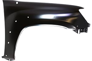 Garage-Pro Fender Compatible with 2005-2015 Toyota Tacoma 4WD Primed Steel With Molding Holes Front Passenger Side