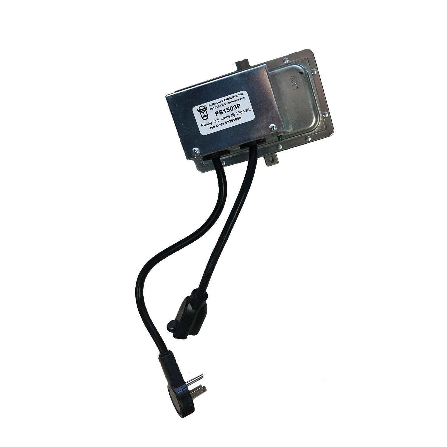 Tjernlund PS1503P Plug-in Air Pressure Activation Switch for Duct Fans in Central Heating and Air Conditioning Systems: Industrial & Scientific