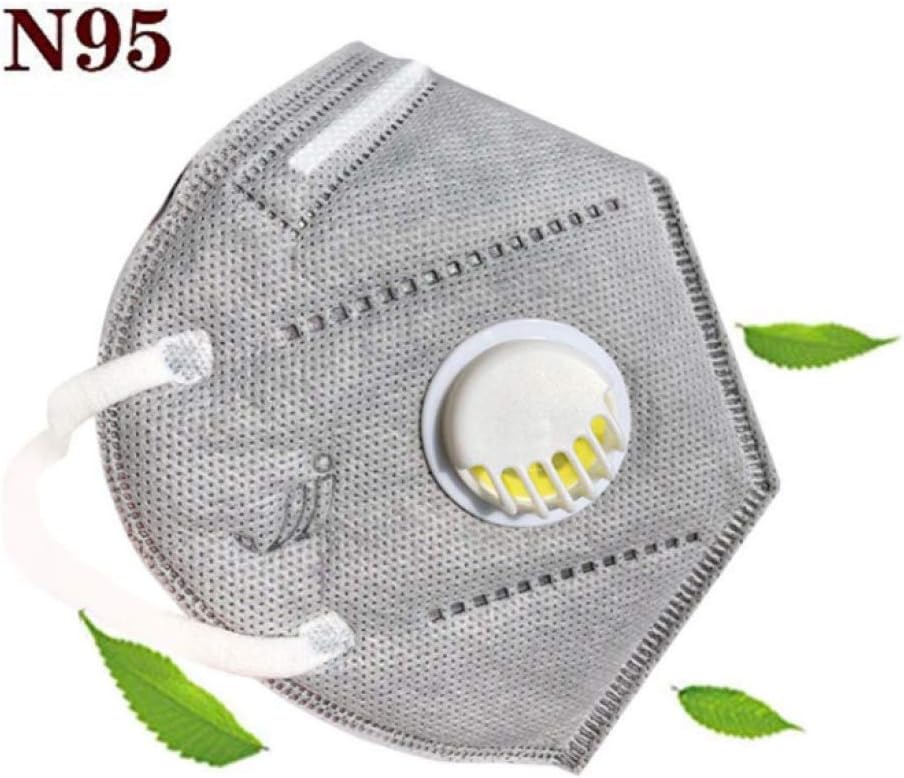 With valve FFP2 dust mask 10pcs anti-fog and men and women with valve breath protection PM2.5