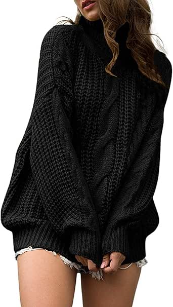 baggy turtleneck